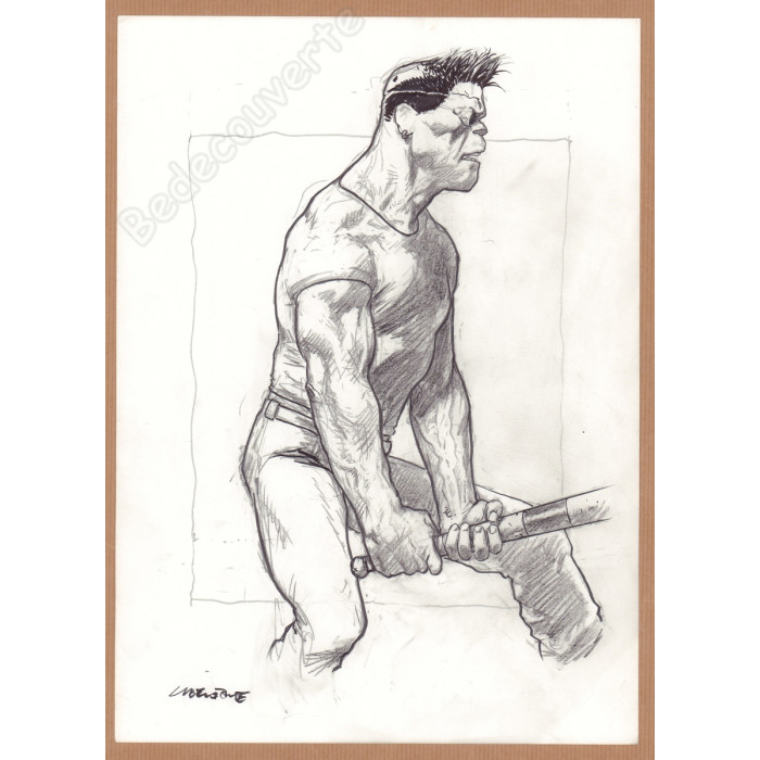Liberatore Tanino - Dessin Original RanXerox Batte