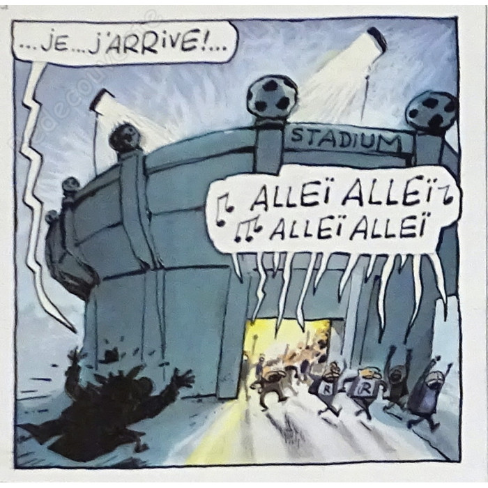 De Moor Johan - Planche Originale La Vache A Mort L'Homme Vive L'Ozone pl.80