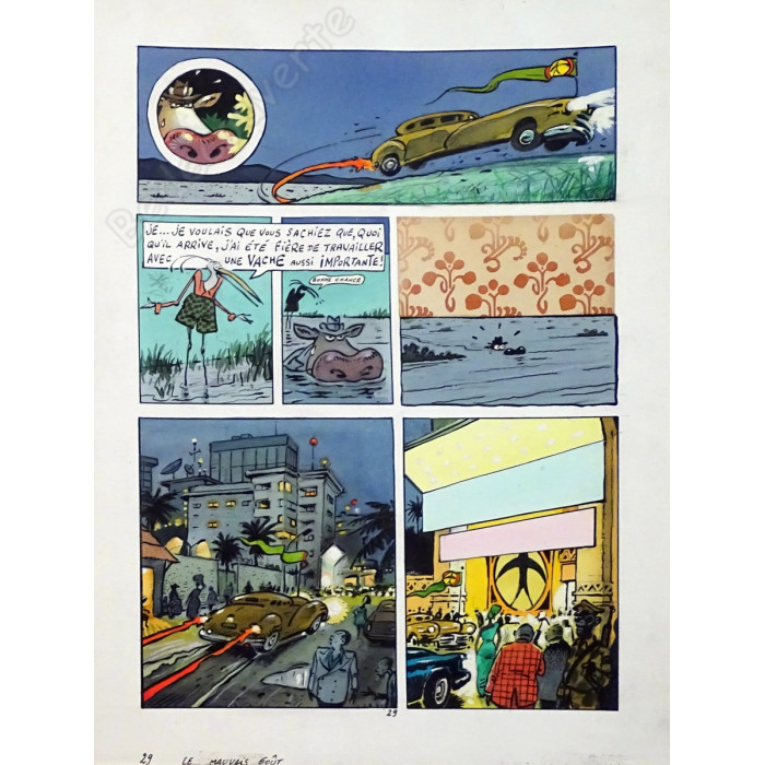 De Moor Johan - Planche Originale La Vache Le Mauvais Goût De La Vengeance pl.29
