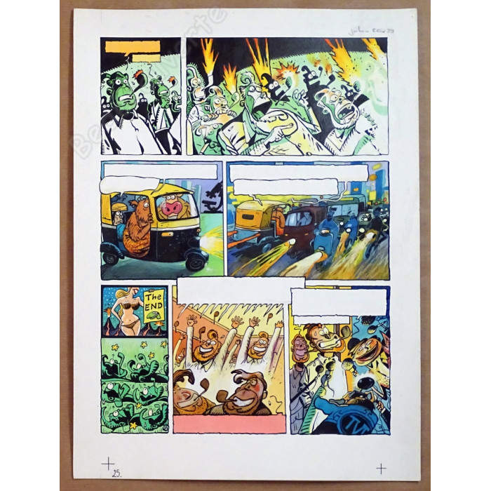 De Moor Johan - Planche Originale Lait Entier Requiem Pour Une Vache pl.25
