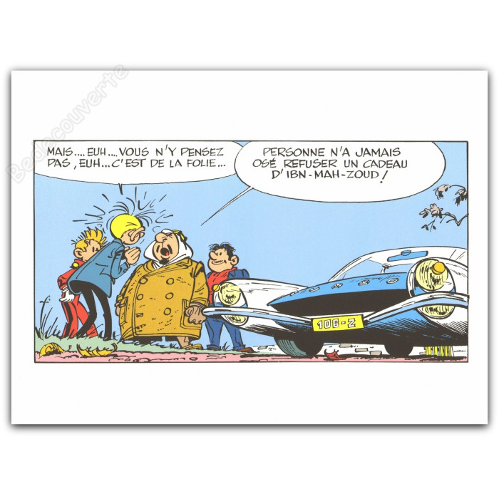 Franquin - Portfolio Belles mécaniques Spirou et Fantasio