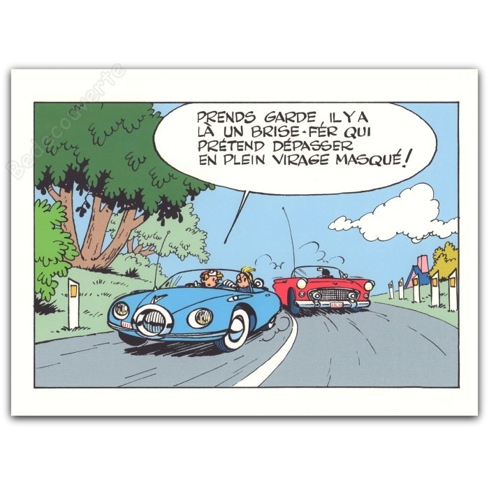 Franquin - Portfolio Belles mécaniques Spirou et Fantasio