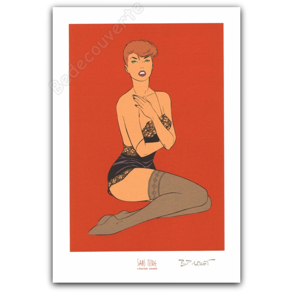 Berthet - Pin-up Lingerie Sans Titre