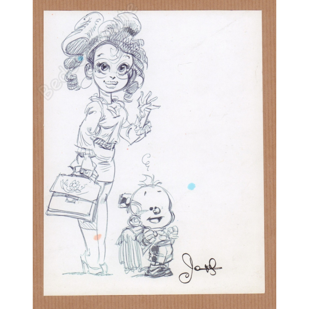 Verlinden Dan - Dessin Original Le Petit Spirou
