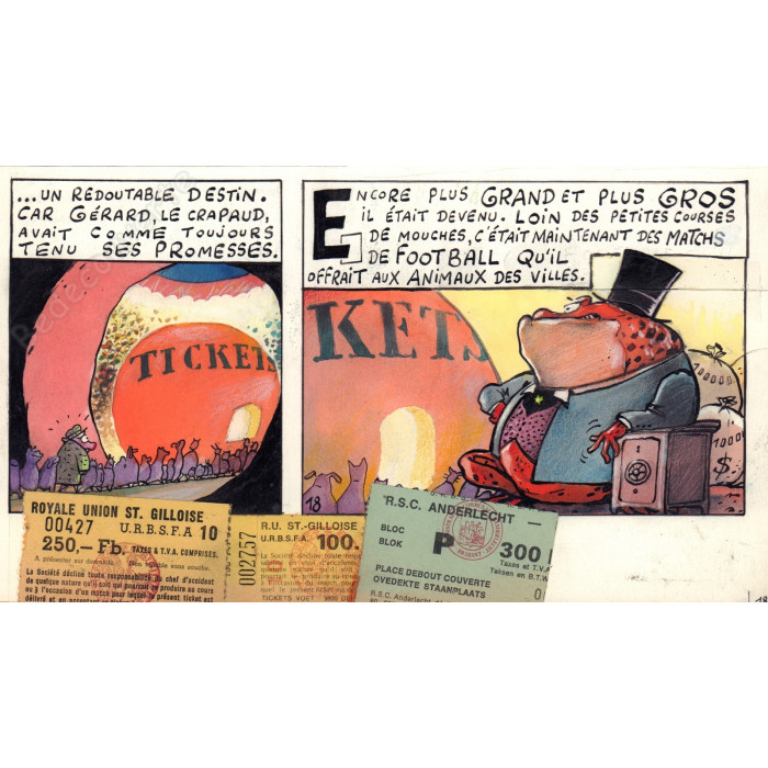 De Moor Johan - Planche Originale La Vache Même Les Oiseaux Puent pl.18