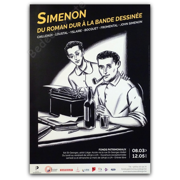 Loustal - Simenon Du Roman Dur A La Bande Dessinée