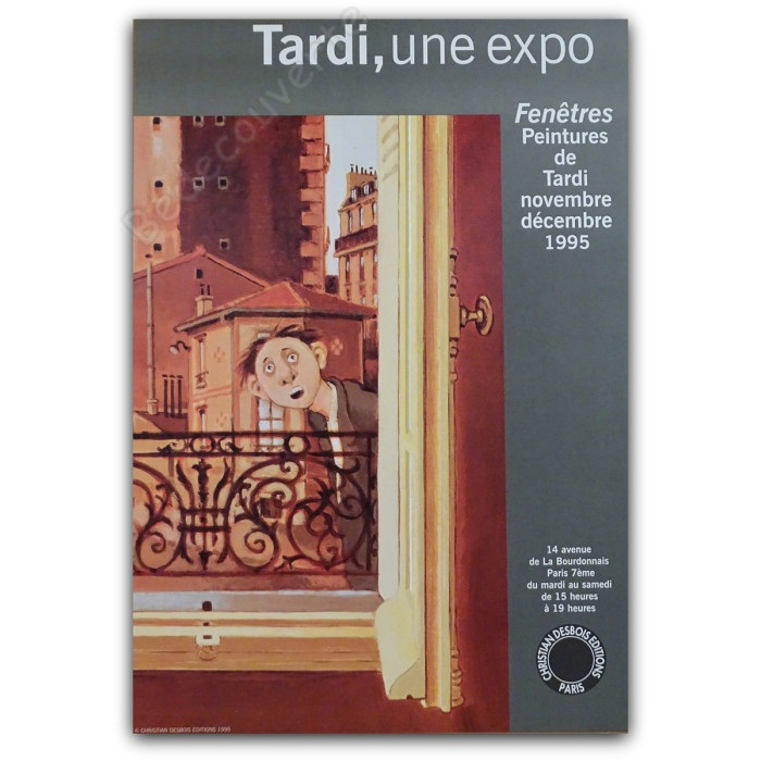 Tardi - Exposition Fenêtre Peinture De Tardi Galerie Desbois 1995