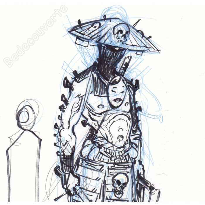 Hub - Dessin Original Okko Oni