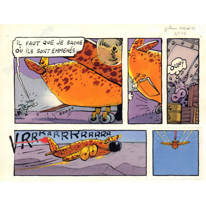 De Moor Johan - Planche Originale La Vache A Mort L'Homme Vive L'Ozone pl.36