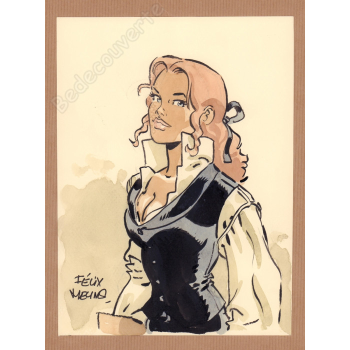 Meynet Félix - Dessin original Sauvage - E
