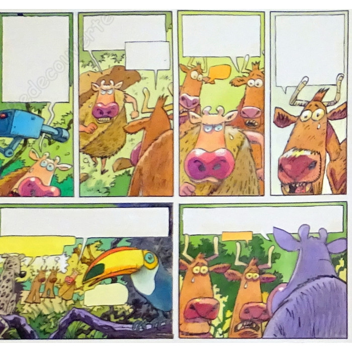 De Moor Johan - Planche Originale Lait Entier Requiem Pour Une Vache pl.30