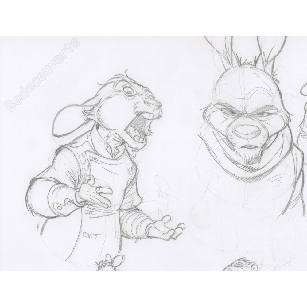 Martin Oscar - Dessin Original Fortunata