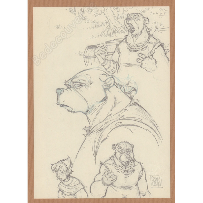 Martin Oscar - Dessin Original Solo Poderoso 3