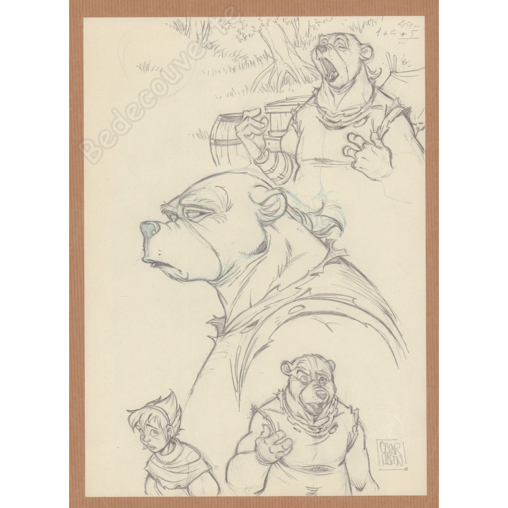 Martin Oscar - Dessin Original Solo Poderoso 3