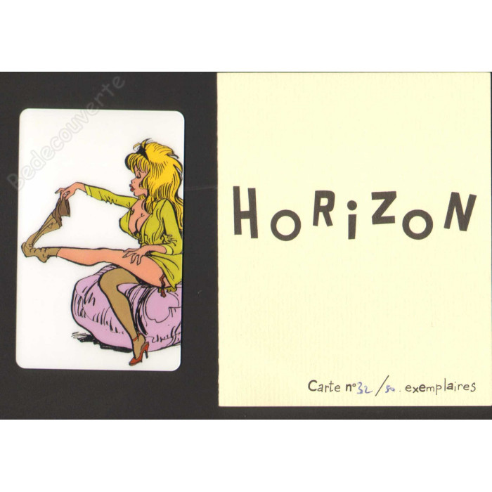 Walthéry - Carte Horizon 35 Signée