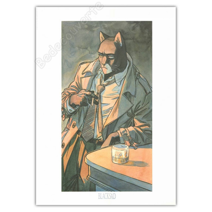 Guarnido - Blacksad au bar...