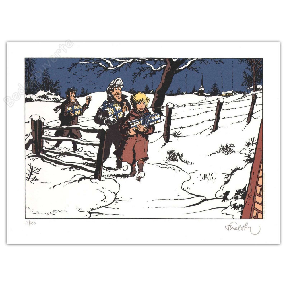 Walthery - Natacha Hommage à Herge et Tintin