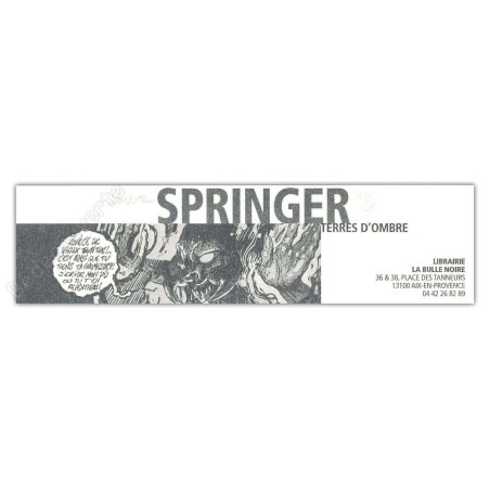Springer - Terres D'Ombre