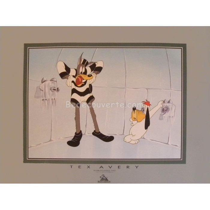 Affiche Tex Avery - Droopy L'igloo BD