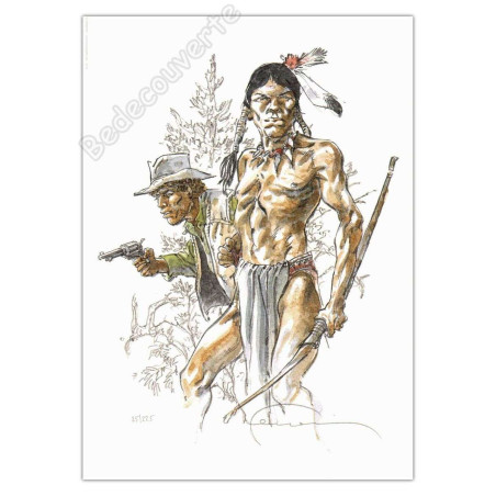 Hermann - Comanche Indien et Cowboy