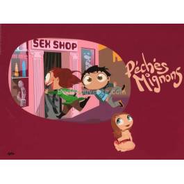 Affiche De Pins - Péchés Sex shop BD