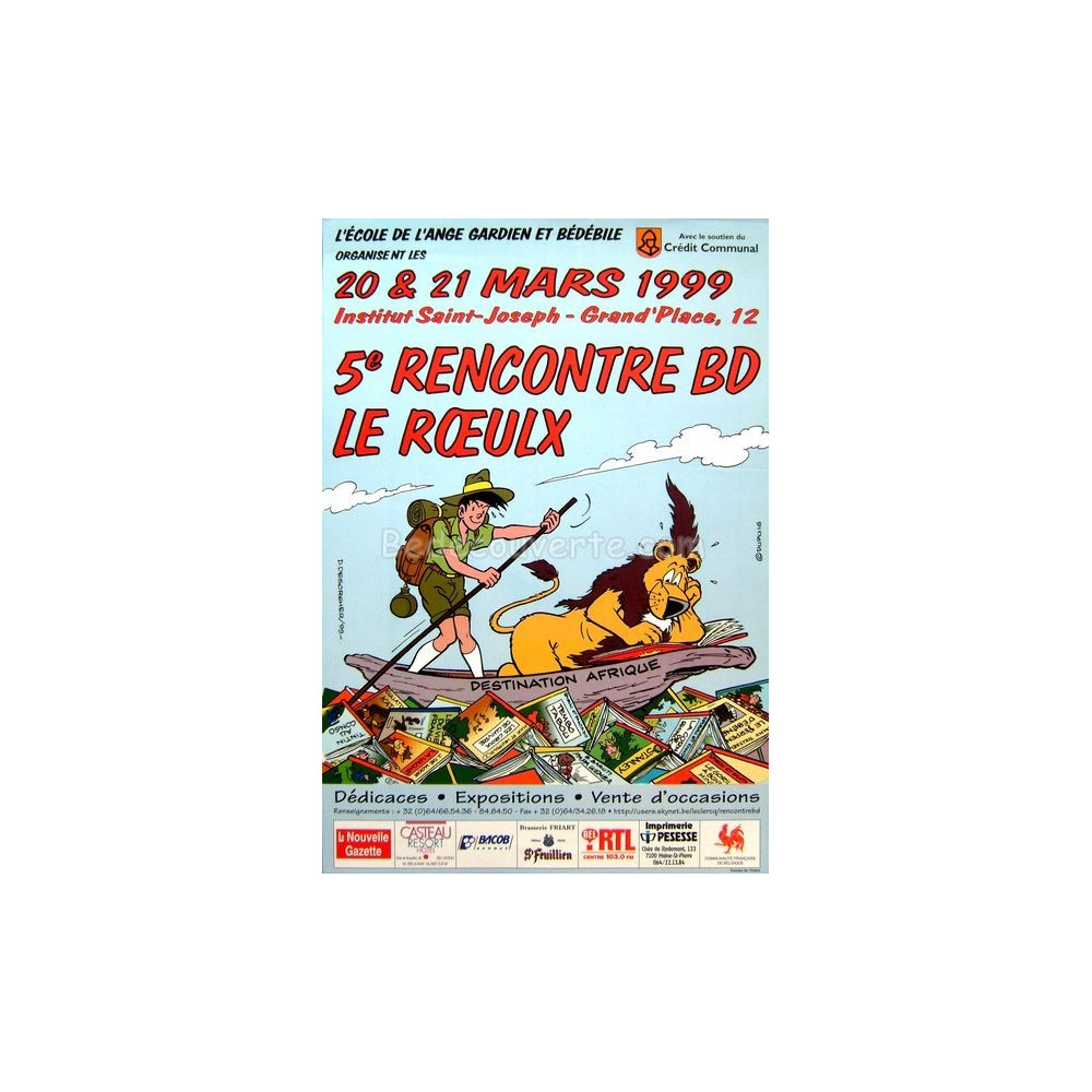 Affiche Desorgher - Rencontre BD BD