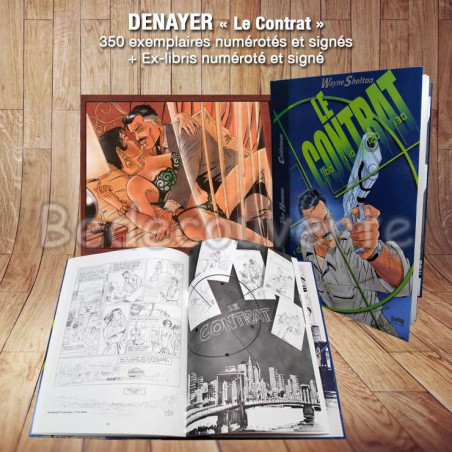 Denayer - Wayne Shelton Contrat Tirage Spécial