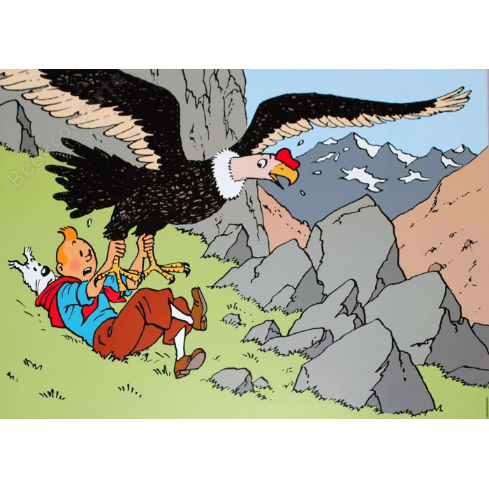 Hergé - Tintin et l'aigle