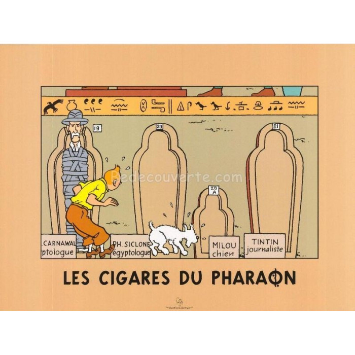 Hergé - Tintin Cigares Pharaon