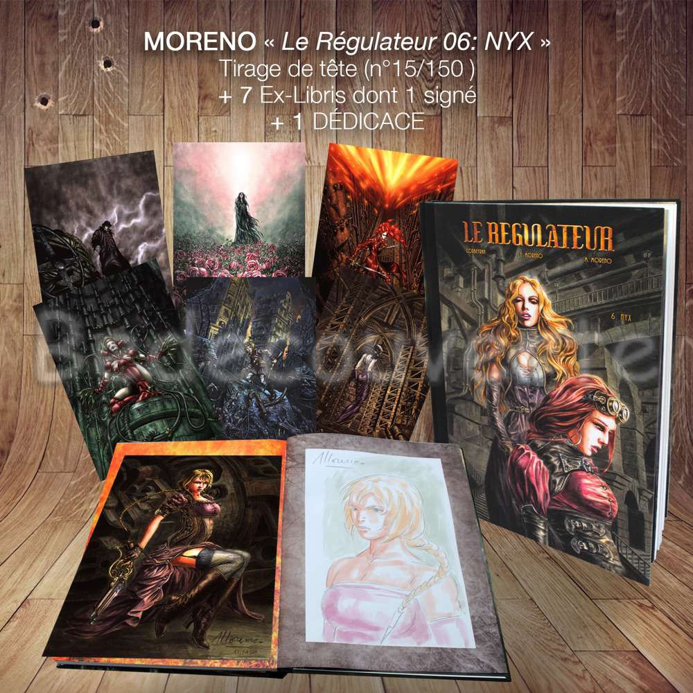 Moreno - Le Régulateur 06 Nyx Tirage de tête + dédicace n°15/150