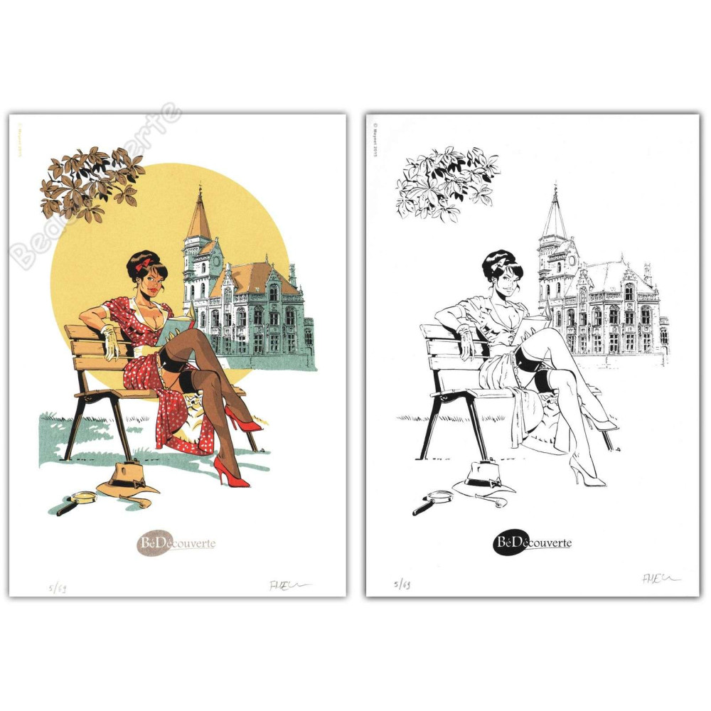 Meynet - Duo de Sérigraphies Grand-Poste Liège
