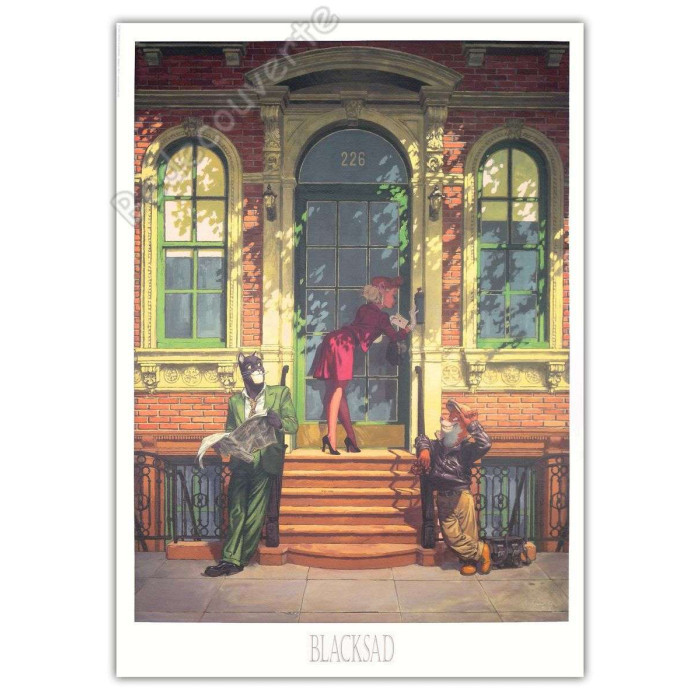 Guarnido - Blacksad Le porche