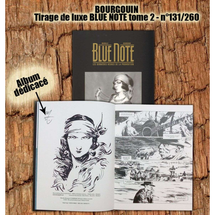 Bourgouin - Blue Note Tome 02 Tirage de Luxe + Dédicace n°131/260