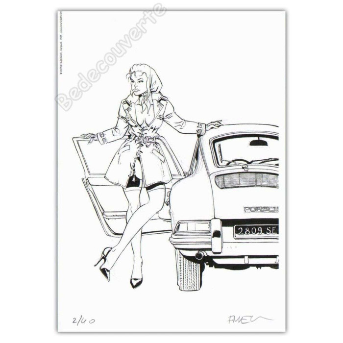 Meynet - Pin-up Mirabelle Porsche 911 NB 2015