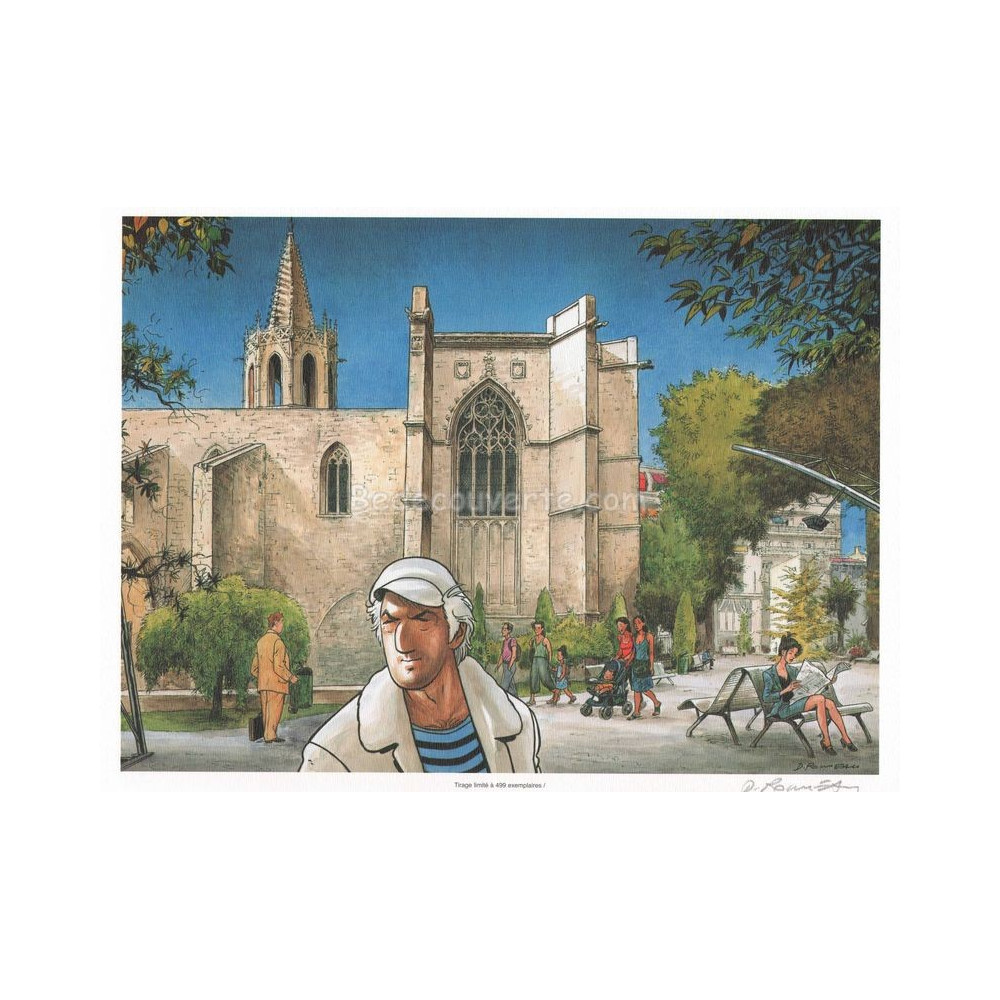 Affiche Rousseau - Cathédrale BD