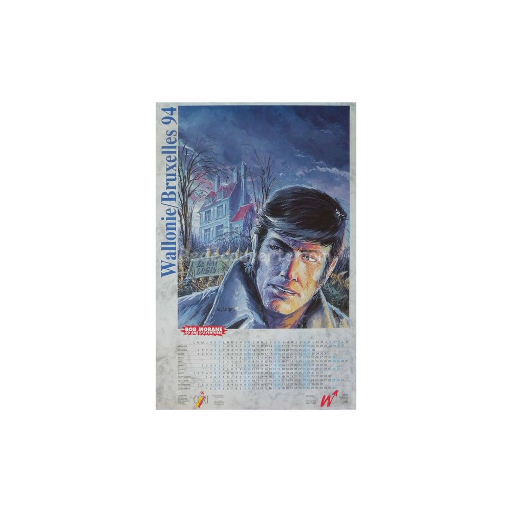Affiche Vance - Morane 40ans BD Affiche Vance - Morane 40ans BD