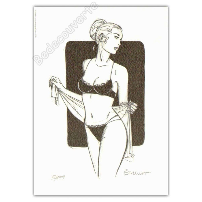 Berthet - Les pin-up Dessous noirs