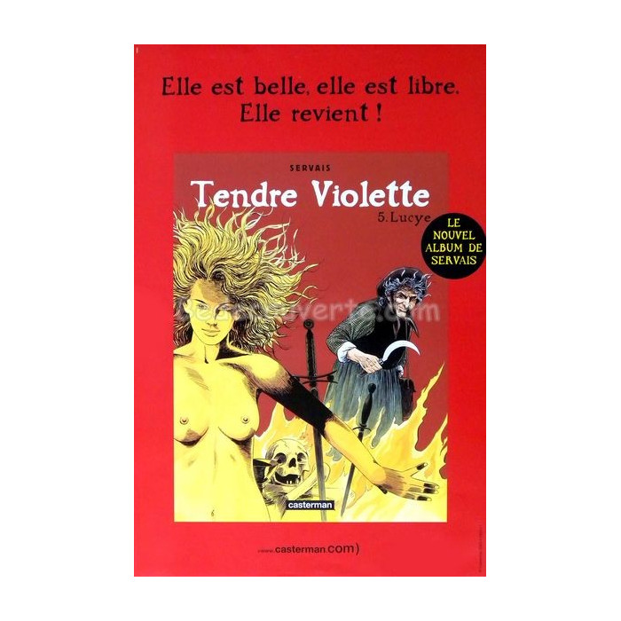 Affiche Servais - Tendre Violette 5 BD