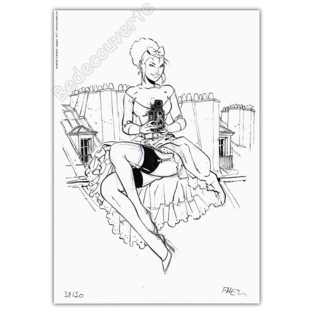 Meynet - Pin-up Photographe NB 2017 Ex-libris Meynet - Pin-up Photographe NB 2017 Ex-libris