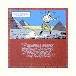 Affiche Jacobs - Blake et Mortimer Le Mystère de la Grande Pyramide Archives BD