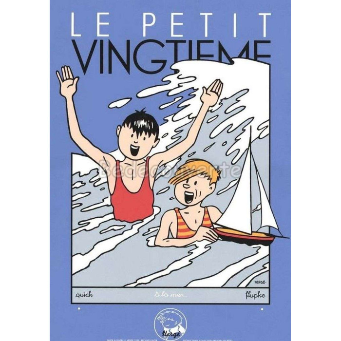 Herge - Quick et Flupke Le Petit Vingtième Baignade