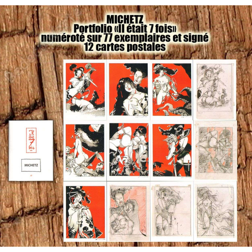 Michetz - Portfolio Il était 7 fois Cartes postales