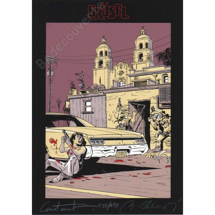 Constant - Gazzotti Brüsel Fusillade Sérigraphie