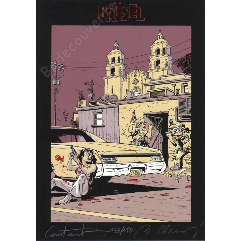 Constant - Gazzotti Brüsel Fusillade Sérigraphie