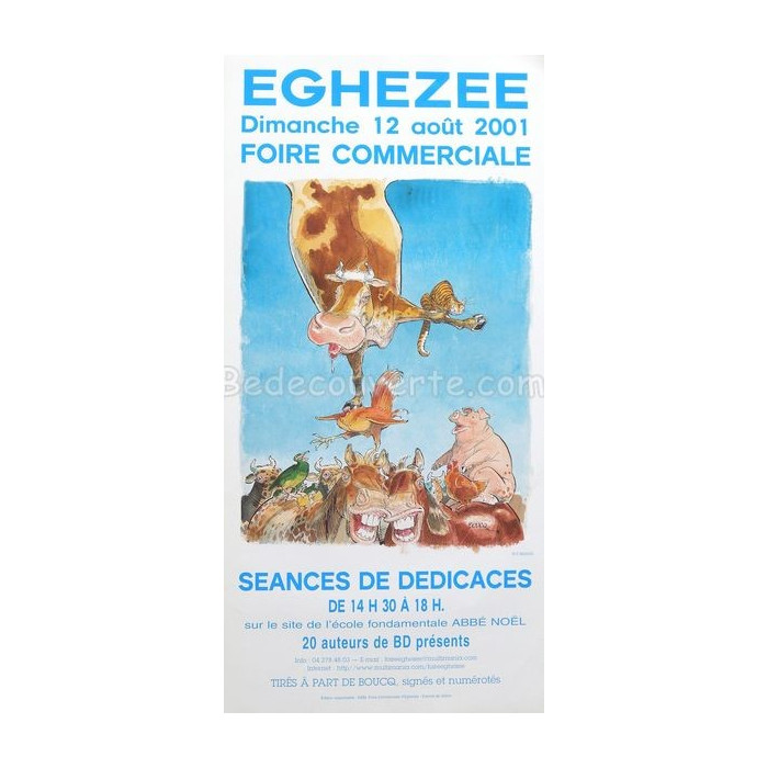 Affiche Boucq - Foire Agricole Eghezee BD