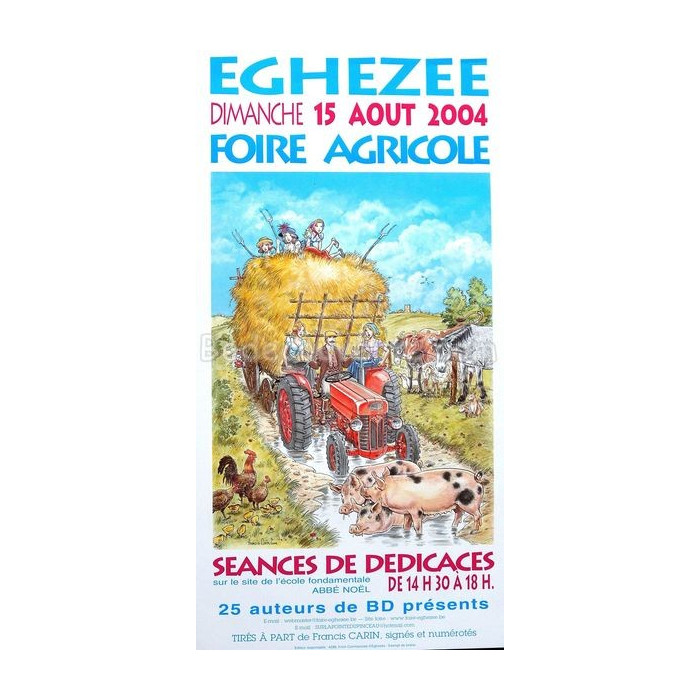 Affiche Carin - Victor Sackville Eghezee BD