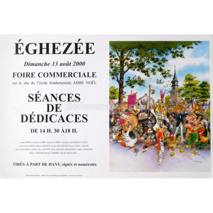 Affiche Dany - Majorette Foire Eghezee BD