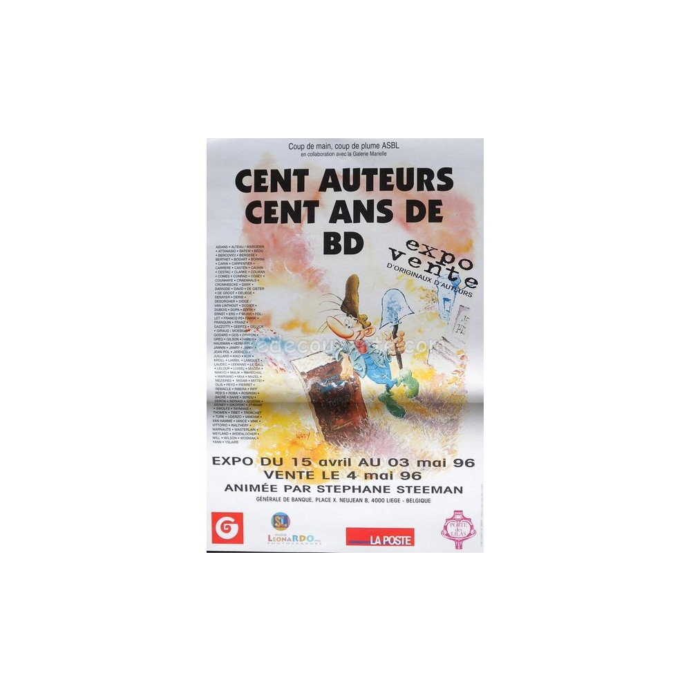 Affiche Hardy  - Tombal Cent Ans BD BD