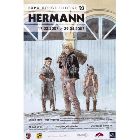 Affiche Hermann - Jeremiah Expo 2007 BD