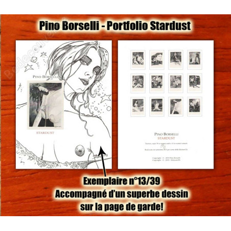 Borselli - Portfolio Stardust + dédicace n°13/39